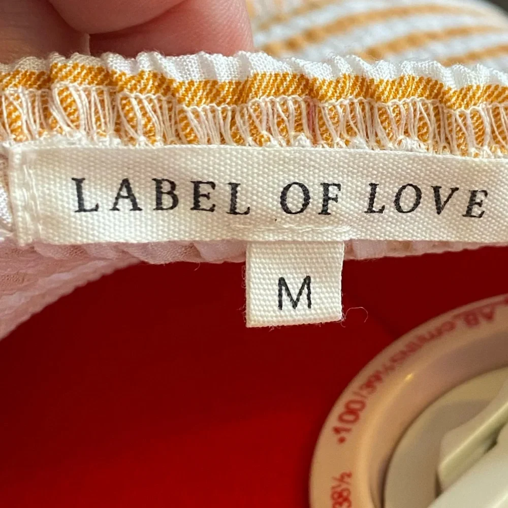 Size M (12) “Label of love” Terracotta and white striped maxi dress - Picture 10 of 11